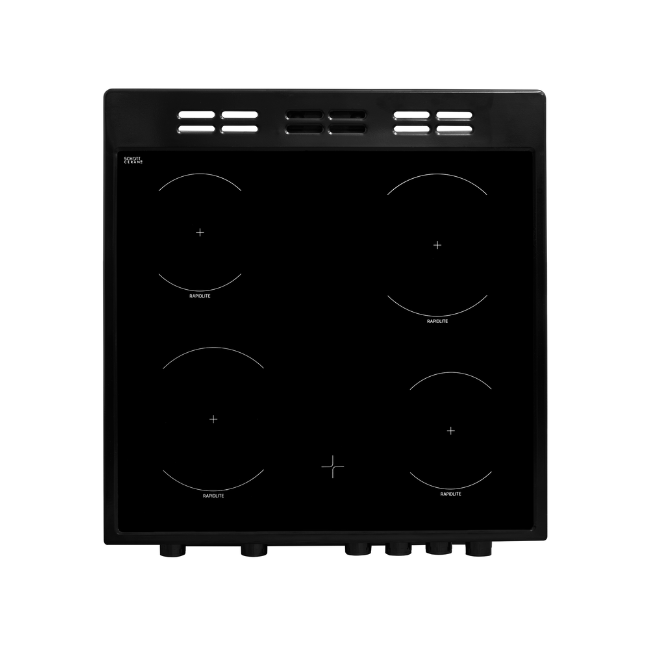 BEKO 60CM BLACK CERAMIC COOKER KTC611K 